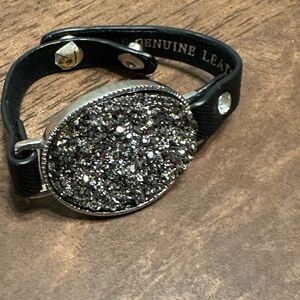 LOFT Black and Silver Bracelet